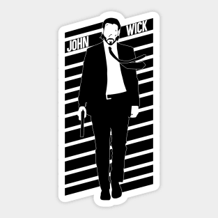 John Wick - Minimalist Sticker